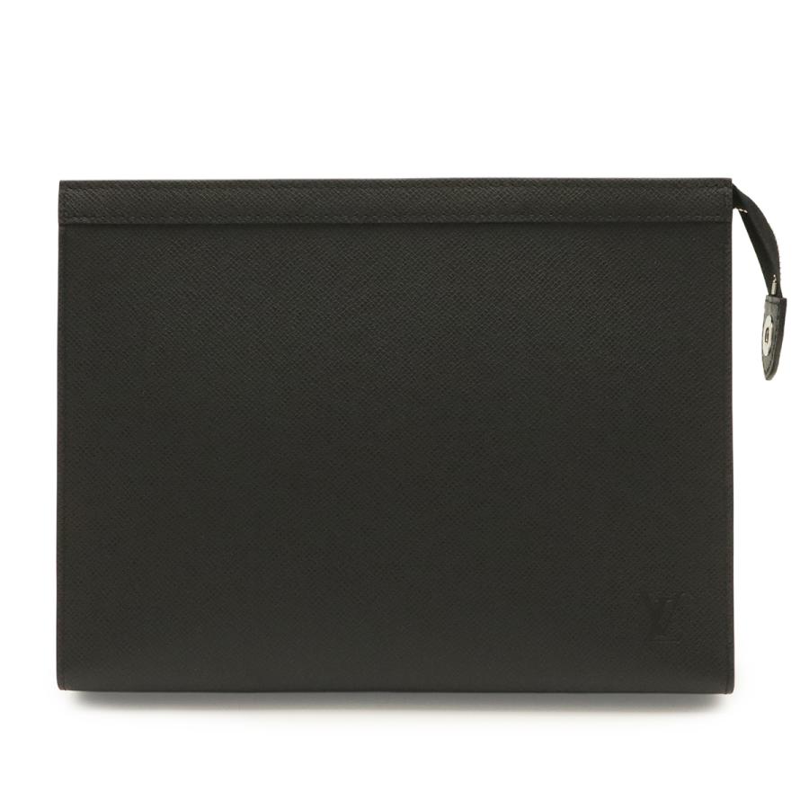 LOUIS VUITTON ルイ ヴィトン タイガ ポシェット ヴォワヤージュMM セカンドバッグ クラッチバッグ カーフレザー ノワール 黒 ブラック | LOUIS VUITTON