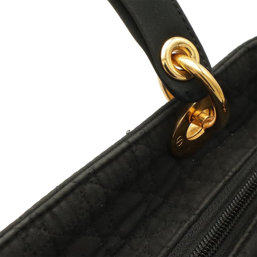 Christian Dior クリスチャン ディオール レディディオール カナージュ ミディアム ハンドバッグ トートバッグ ナイロン ブラック 黒 | Christian Dior | 03