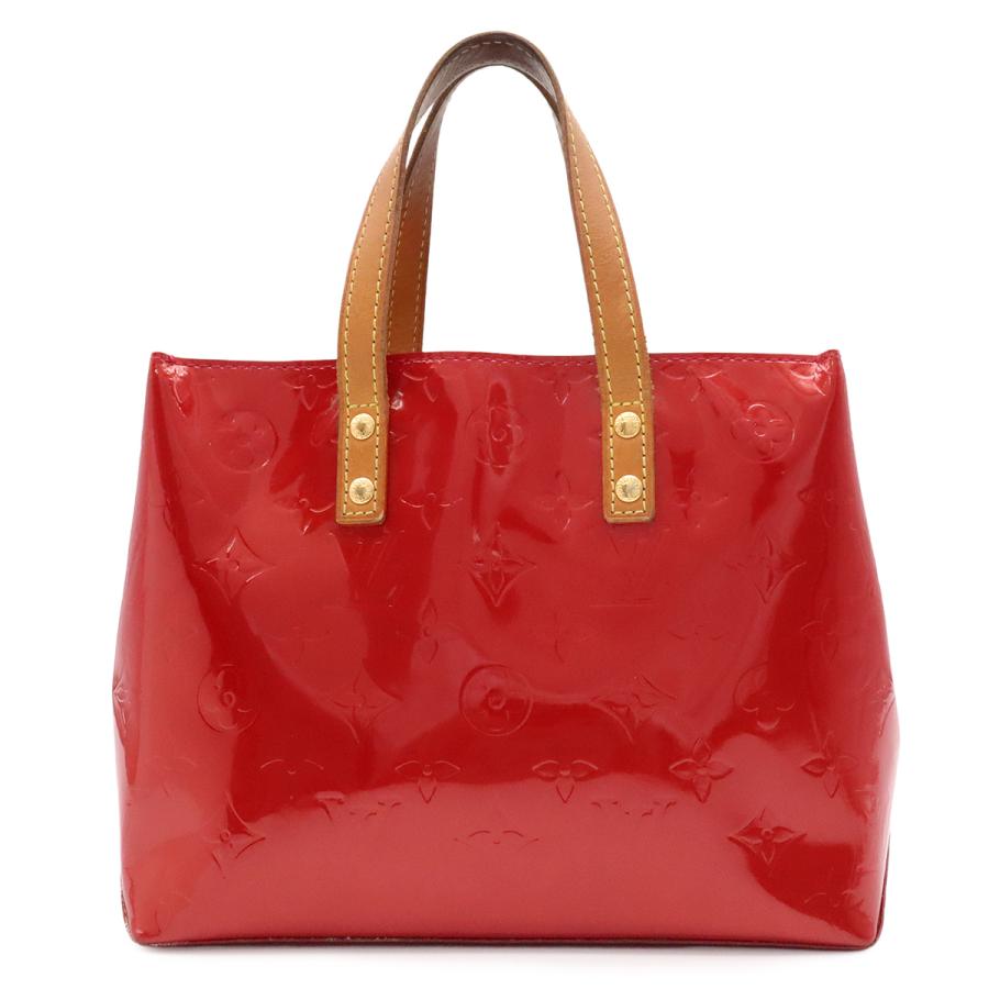 LOUIS VUITTON ルイ ヴィトン モノグラムヴェルニ リードPM ハンドバッグ ミニトート パテントレザー エナメル ポムダムール 赤 レッド | LOUIS VUITTON