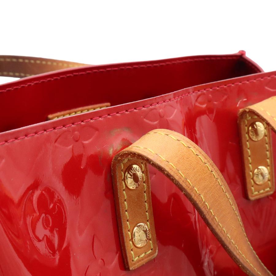 LOUIS VUITTON ルイ ヴィトン モノグラムヴェルニ リードPM ハンドバッグ ミニトート パテントレザー エナメル ポムダムール 赤 レッド | LOUIS VUITTON | 04