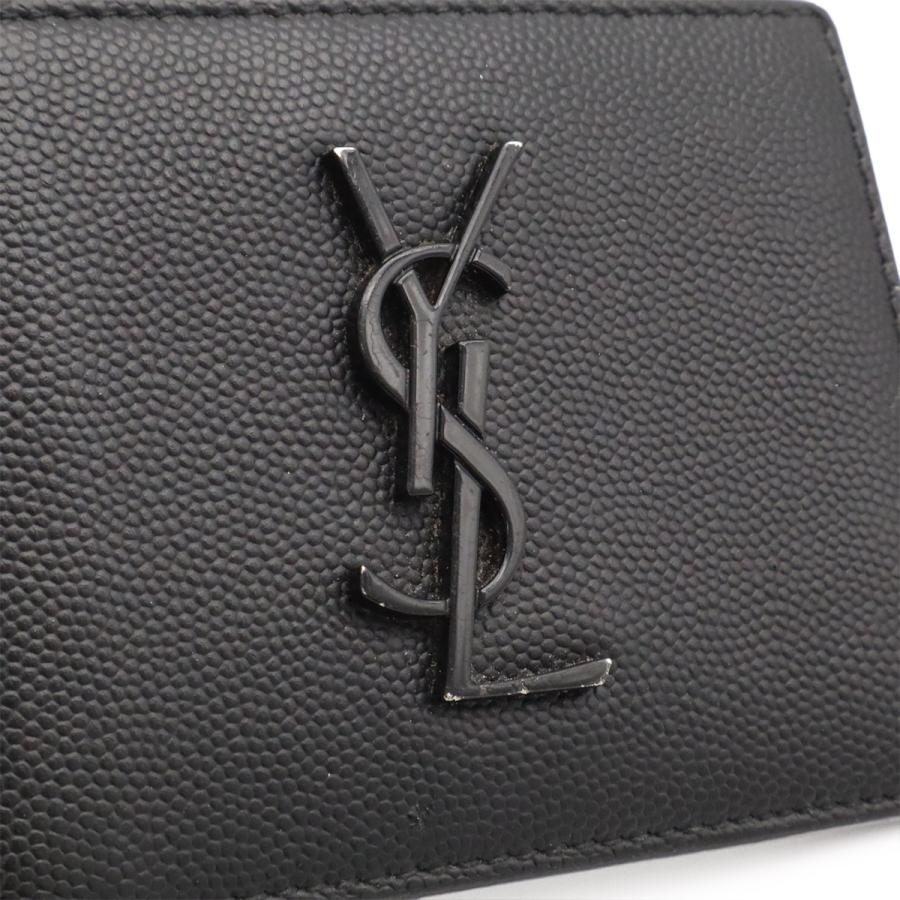 SAINT LAURENT PARIS サン ローラン パリ YSL イブサンローラン カサンドラ 2つ折り札入れ 二つ折り財布 マネークリップ式 レザー |  | 03