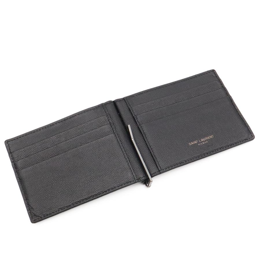 SAINT LAURENT PARIS サン ローラン パリ YSL イブサンローラン カサンドラ 2つ折り札入れ 二つ折り財布 マネークリップ式 レザー |  | 05