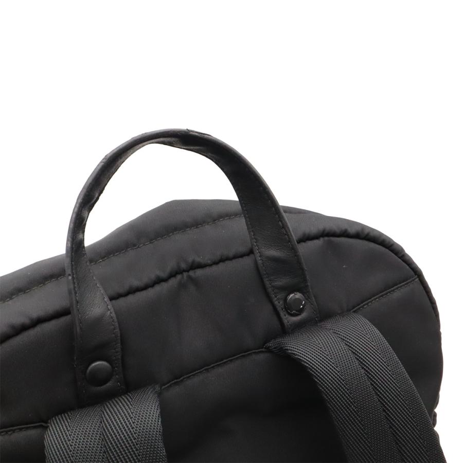 PRADA プラダ バックパック リュックサック デイパック ナイロン レザー NERO ブラック 黒 シルバー金具 2VZ021 | PRADA | 03