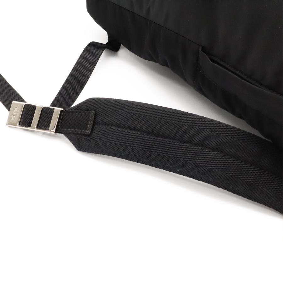 PRADA プラダ バックパック リュックサック デイパック ナイロン レザー NERO ブラック 黒 シルバー金具 2VZ021 | PRADA | 04