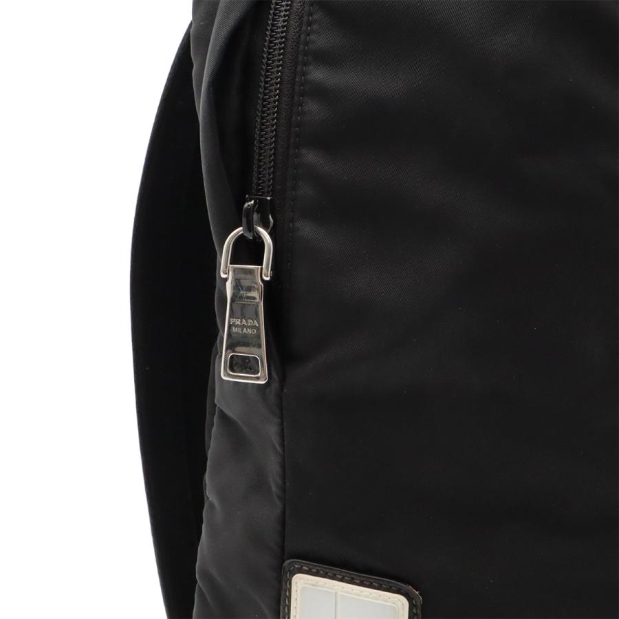 PRADA プラダ バックパック リュックサック デイパック ナイロン レザー NERO ブラック 黒 シルバー金具 2VZ021 | PRADA | 05