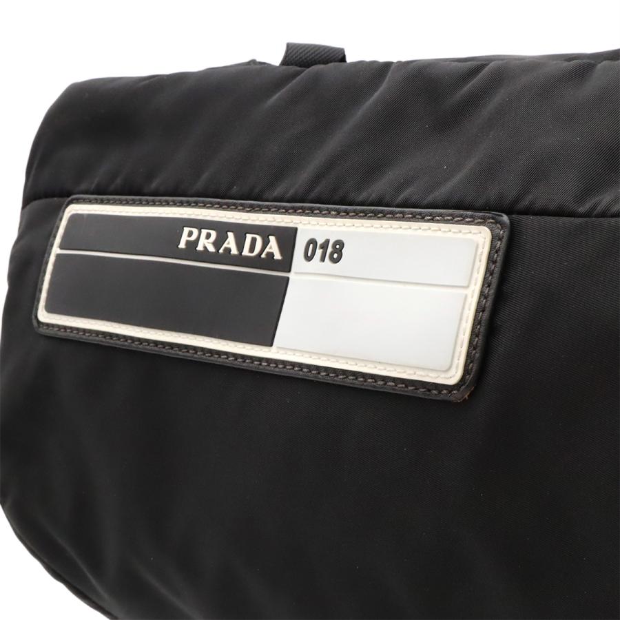 PRADA プラダ バックパック リュックサック デイパック ナイロン レザー NERO ブラック 黒 シルバー金具 2VZ021 | PRADA | 06