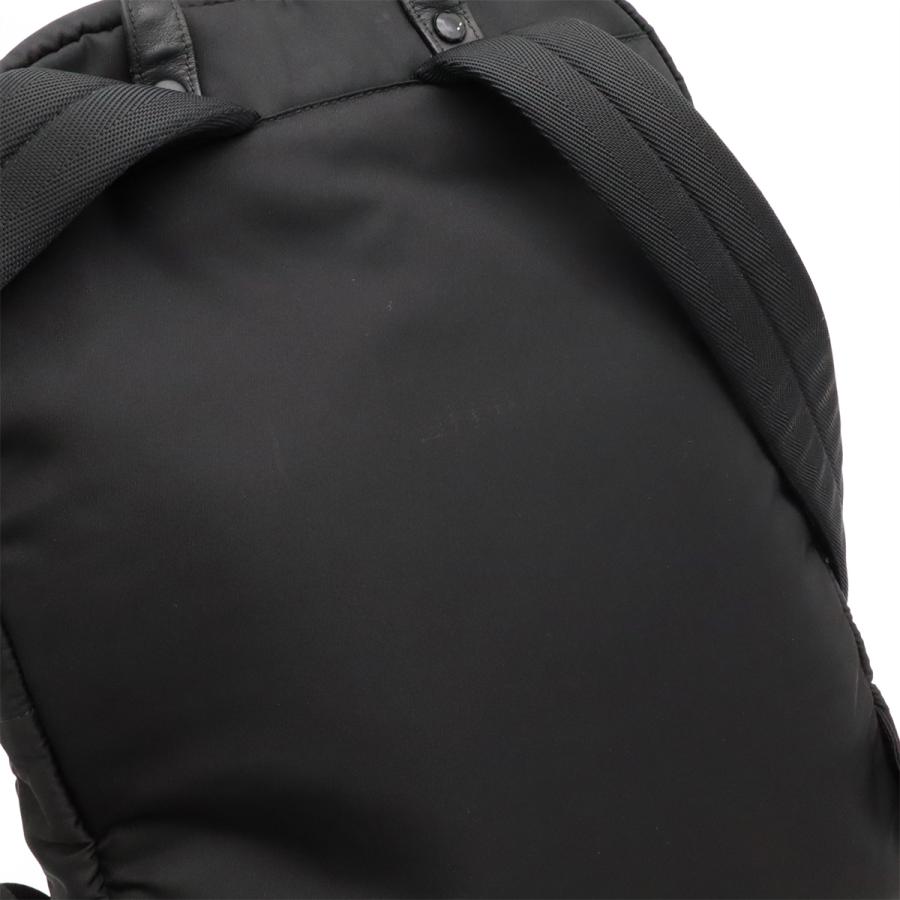 PRADA プラダ バックパック リュックサック デイパック ナイロン レザー NERO ブラック 黒 シルバー金具 2VZ021 | PRADA | 07