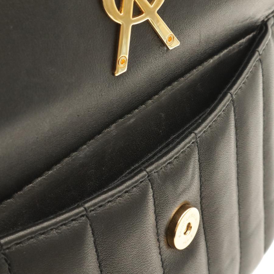 SAINT LAURENT PARIS サン ローラン パリ イブサンローラン YSL ヴィッキー カメラバッグ ショルダーバッグ レザー ブラック |  | 08