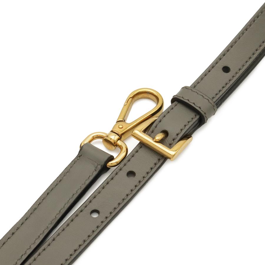PRADA プラダ SAFFIANO サフィアーノ ハンドバッグ トートバッグ 2WAY ショルダーバッグ 斜め掛け レザー グレー ゴールド金具 1BA228 | PRADA | 04