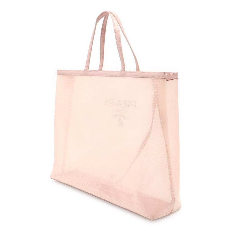 PRADA プラダ トートバッグ ショルダートート 肩掛け メッシュ スパンコール ALABASTRO ダスティピンク 国内アウトレット購入品 | PRADA | 01