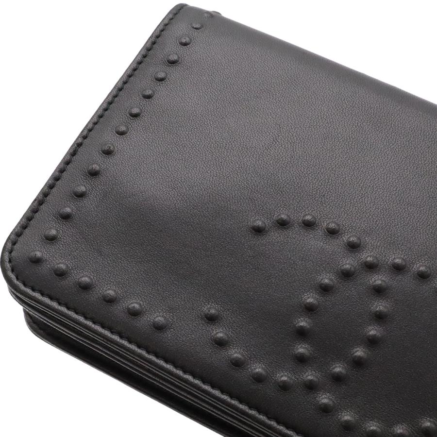 CHANEL シャネル ココマーク チェーンウォレット ショルダーバッグ ポシェット 斜め掛け レザー ブラック 黒 シルバー金具 | CHANEL | 04