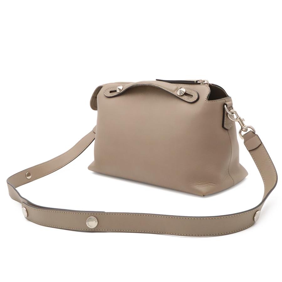 FENDI フェンディ BY THE WAY バイザウェイ ミディアム ハンドバッグ 2WAY ショルダーバッグ レザー グレージュ シルバー金具 8BL124 | FENDI | 01