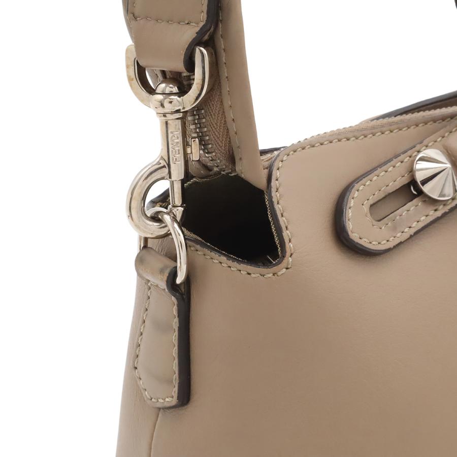 FENDI フェンディ BY THE WAY バイザウェイ ミディアム ハンドバッグ 2WAY ショルダーバッグ レザー グレージュ シルバー金具 8BL124 | FENDI | 03