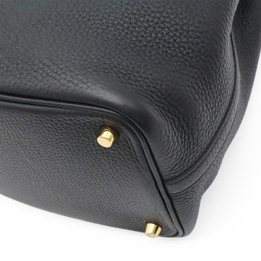 HERMES エルメス ピコタンロック PM ハンドバッグ ミニバッグ トートバッグ トリヨンクレマンス レザー ブラック 黒 ゴールド金具 Z刻印 | HERMES | 03
