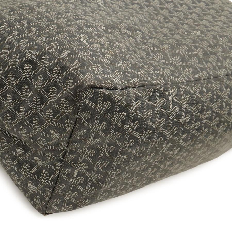 GOYARD ゴヤール サンルイGM トートバッグ ラージトート ショルダーバッグ コーティングキャンバス レザー グレー ホワイト 白 | GOYARD | 02