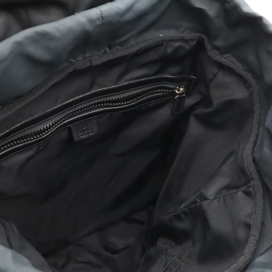 GUCCI グッチ テクノキャンバス ウェブライン シェリーライン キャットヘッド バックパック リュックサック レザー ブラック 黒 429037 | GUCCI | 06