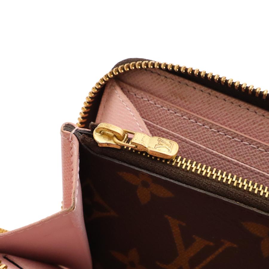LOUIS VUITTON ルイ ヴィトン モノグラム ポルトフォイユ クレマンス ラウンドファスナー 長財布 ローズバレリーヌ ピンク M61298 | LOUIS VUITTON | 04