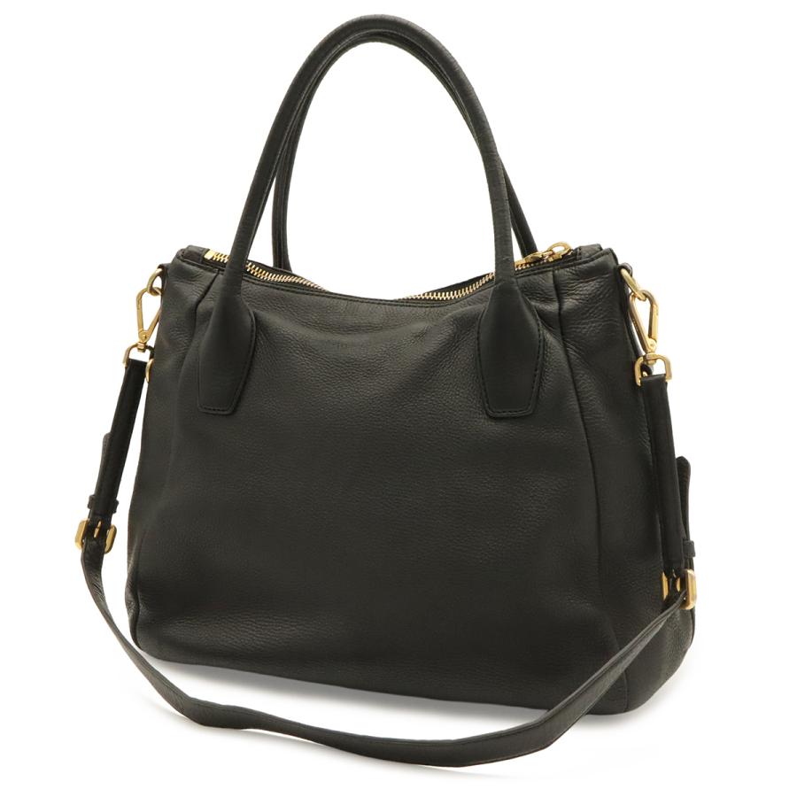 PRADA プラダ トートバッグ ショルダーバッグ 2WAY トートバッグ ヴィッテロダイノソフトレザー NERO 黒 ブラック ゴールド金具 BR4992 | PRADA | 01