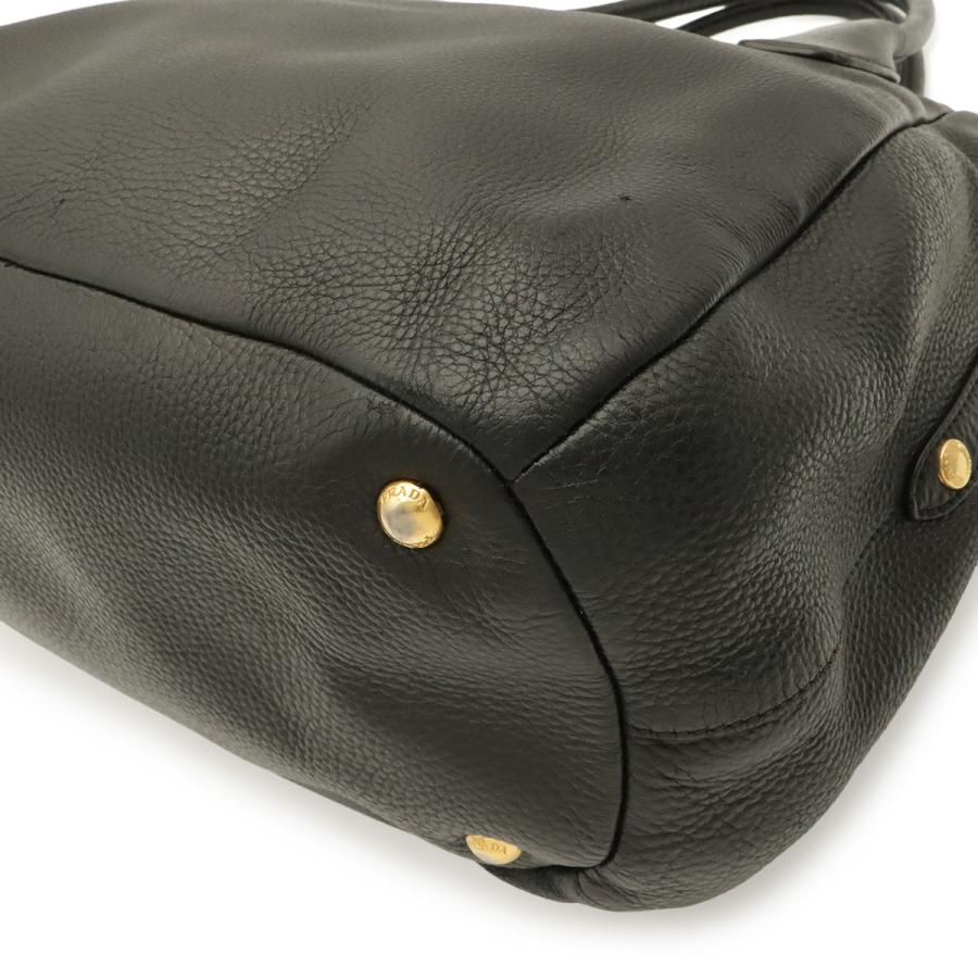 PRADA プラダ トートバッグ ショルダーバッグ 2WAY トートバッグ ヴィッテロダイノソフトレザー NERO 黒 ブラック ゴールド金具 BR4992 | PRADA | 02
