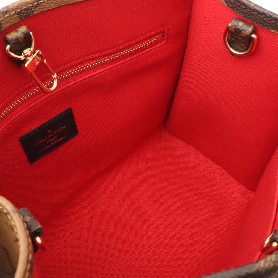 LOUIS VUITTON ルイ ヴィトン モノグラム オンザゴーPM ハンドバッグ 2WAY ショルダーバッグ 斜め掛け バイカラー ブラウン 茶 M46373 | LOUIS VUITTON | 07