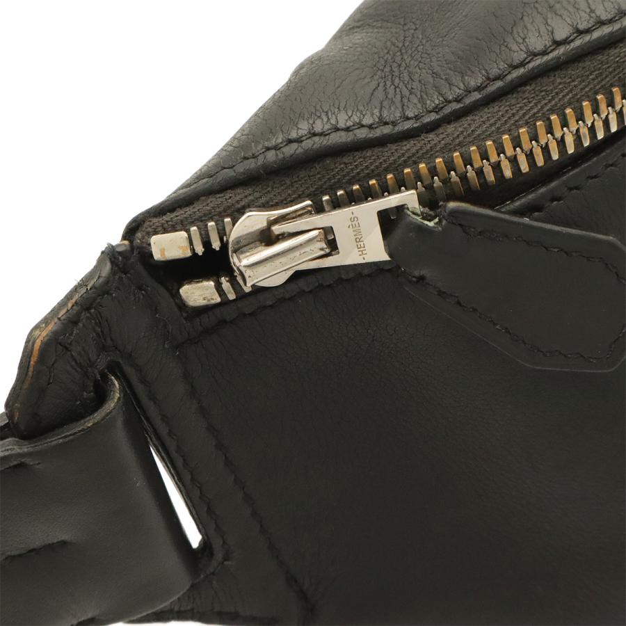 HERMES エルメス シティスライド クロスPM ボディバッグ ウエストバッグ ショルダーバッグ ヴォースイフト レザー ブラック 黒 | HERMES | 05