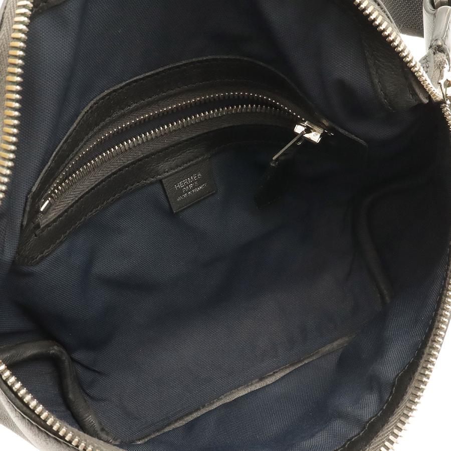 HERMES エルメス シティスライド クロスPM ボディバッグ ウエストバッグ ショルダーバッグ ヴォースイフト レザー ブラック 黒 | HERMES | 06