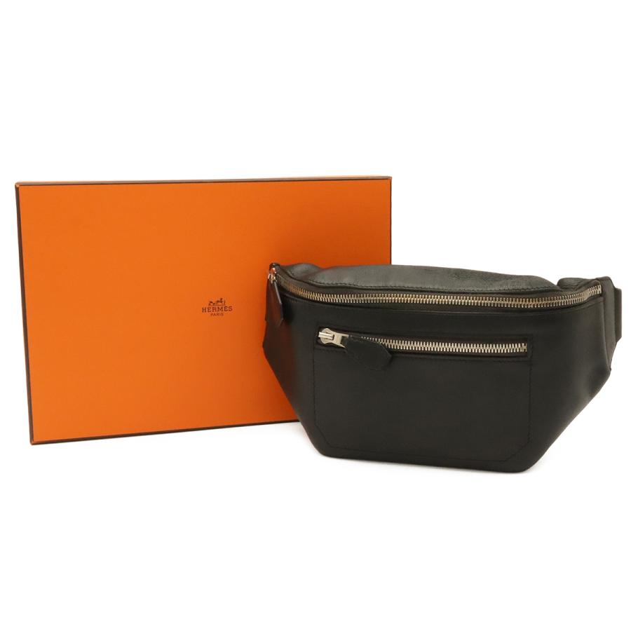 HERMES エルメス シティスライド クロスPM ボディバッグ ウエストバッグ ショルダーバッグ ヴォースイフト レザー ブラック 黒 | HERMES | 08