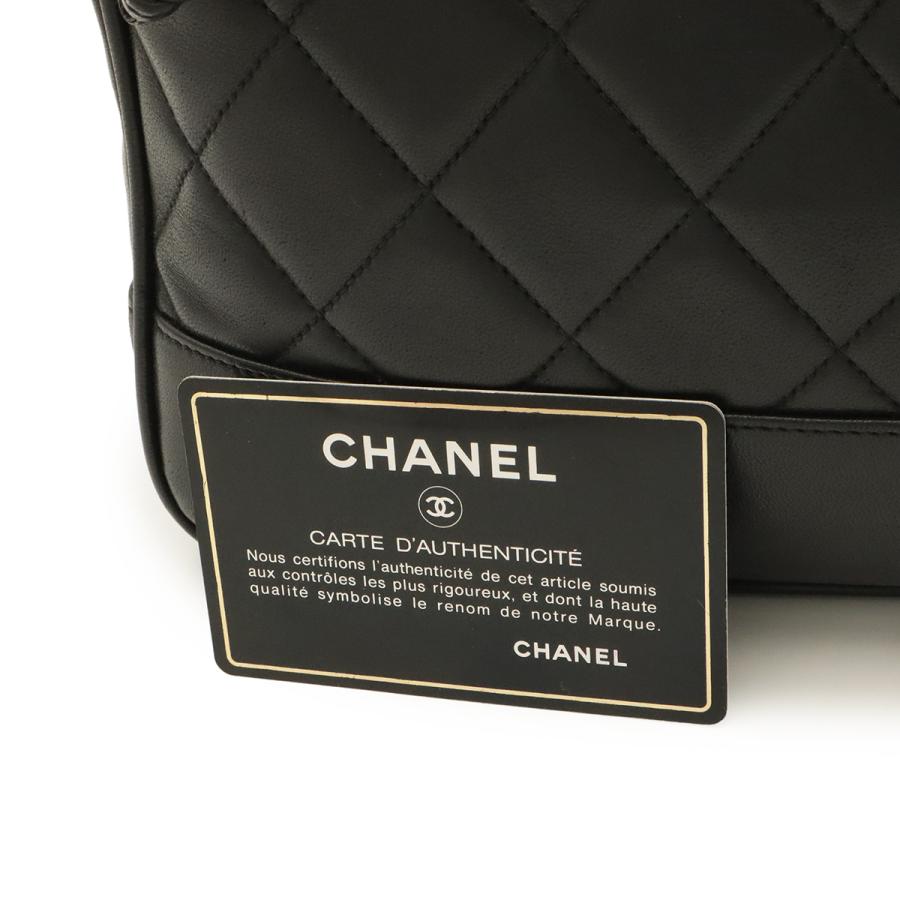 CHANEL シャネル マトラッセ ココボール チェーントート トートバッグ ショルダーバッグ ラムスキン レザー ブラック 黒 ゴールド金具 | CHANEL | 08