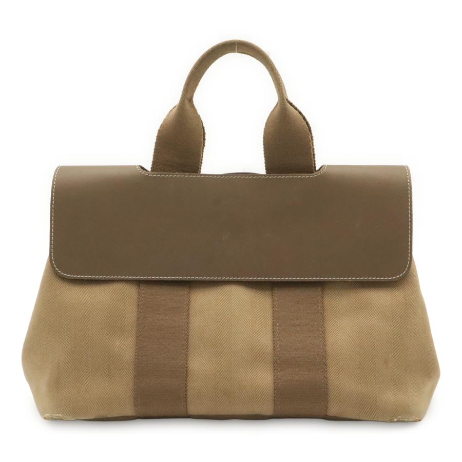 HERMES エルメス ヴァルパライソPM バルパライソPM ハンドバッグ トートバッグ トワルシェブロン レザー エトゥープ グレージュ | HERMES