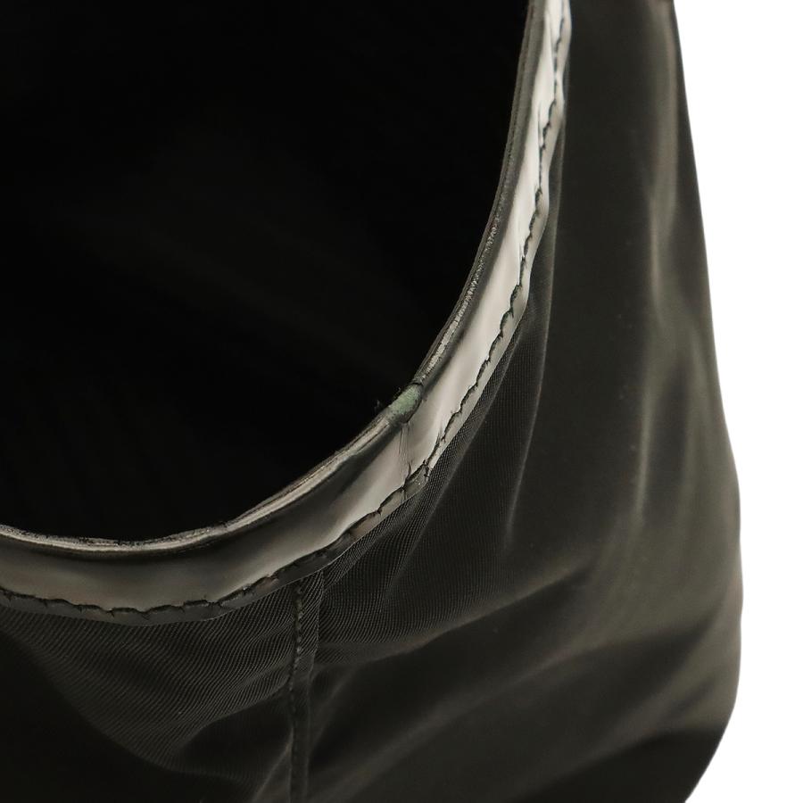 PRADA プラダ トートバッグ ショルダーバッグ セミショルダー 肩掛け ナイロン レザー NERO 黒 ブラック シルバー金具 BR4371 | PRADA | 03