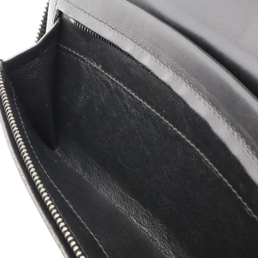 BOTTEGA VENETA ボッテガ ヴェネタ イントレチャート ラウンドファスナー 長財布 トラベルケース オーガナイザー レザー ブラック 黒 | BOTTEGA VENETA | 07