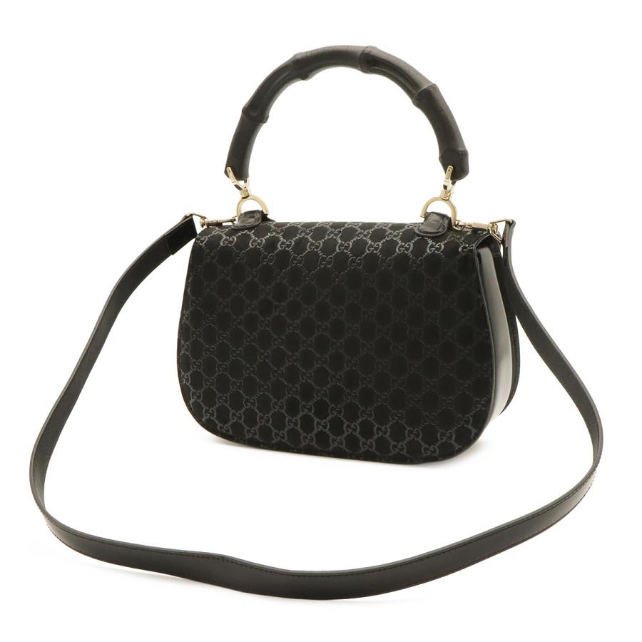 GUCCI グッチ ニューバンブー 甲州印伝 ハンドバッグ 2WAY ショルダーバッグ レザー ブラック 黒 ゴールド金具 伊勢丹新宿店限定 263959 | GUCCI | 01
