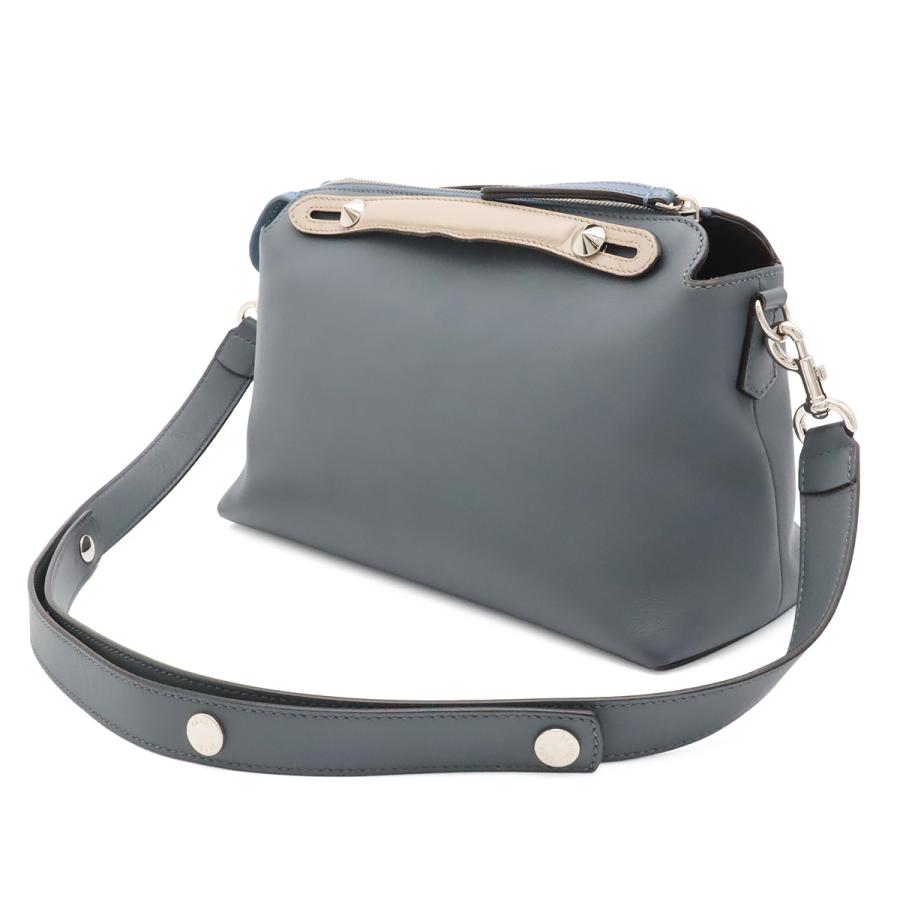 FENDI フェンディ BY THE WAY バイザウェイ ミディアム ハンドバッグ 2WAYショルダーバッグ トリコロール レザー ブルーグレー | FENDI | 01