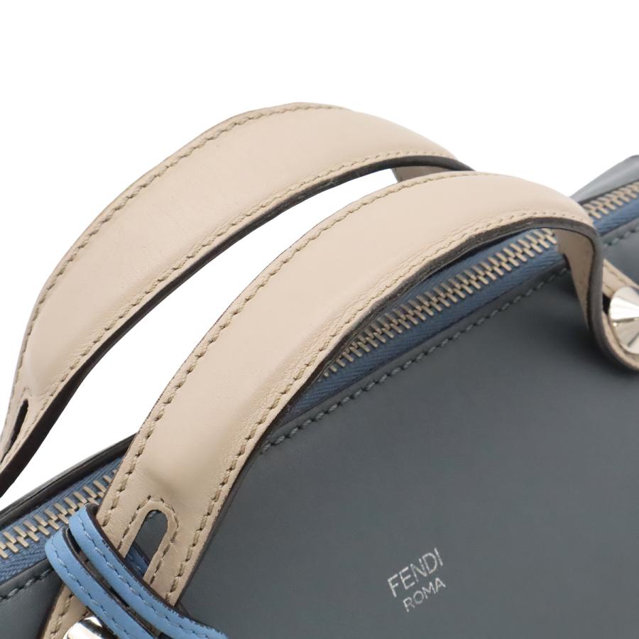 FENDI フェンディ BY THE WAY バイザウェイ ミディアム ハンドバッグ 2WAYショルダーバッグ トリコロール レザー ブルーグレー | FENDI | 03