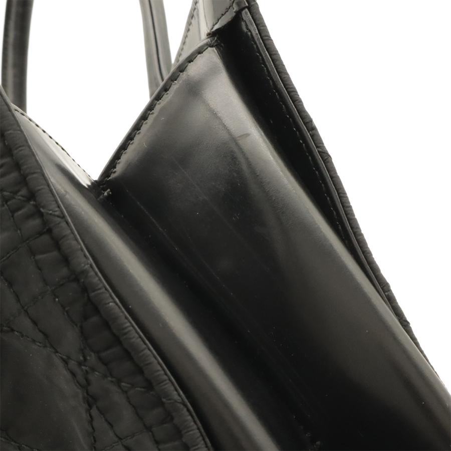 Christian Dior クリスチャン ディオール レディディオール カナージュ ハンドバッグ トートバッグ ナイロン レザー ブラック 黒 | Christian Dior | 03