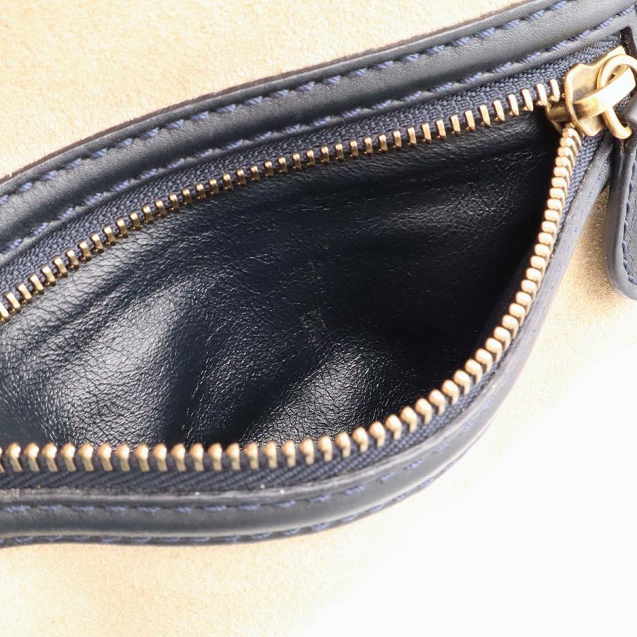 CELINE セリーヌ ラゲージ ミニショッパー トートバッグ ハンドバッグ スエード レザー ベージュ ブラック 黒 ゴールド金具 165213 | CELINE | 06