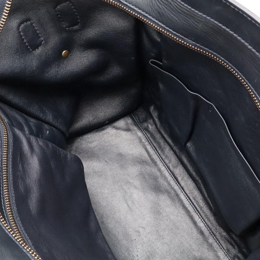CELINE セリーヌ ラゲージ ミニショッパー トートバッグ ハンドバッグ スエード レザー ベージュ ブラック 黒 ゴールド金具 165213 | CELINE | 07