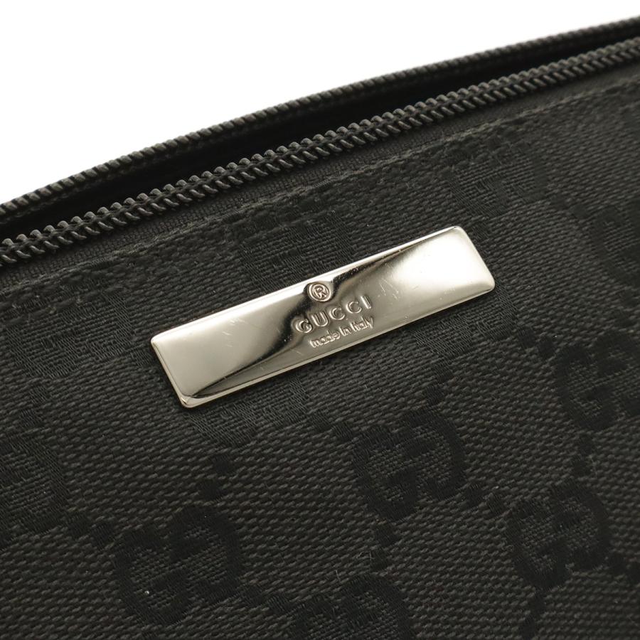 GUCCI グッチ GGキャンバス アクセサリーポーチ サブバッグ ハンドバッグ パーティーバッグ ブラック 黒 シルバー金具 07198 | GUCCI | 03