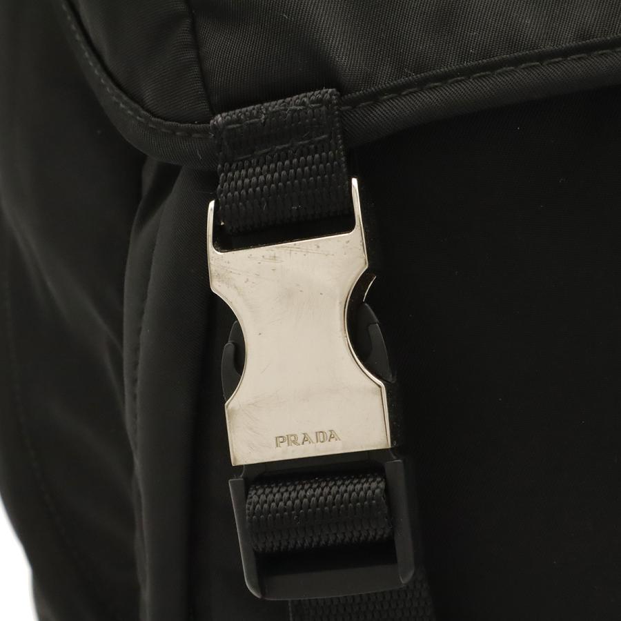 PRADA プラダ バックパック リュックサック ショルダーバッグ ナイロン レザー NERO ブラック シルバー金具 2VZ062 | PRADA | 05