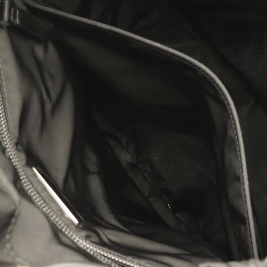 PRADA プラダ バックパック リュックサック ショルダーバッグ ナイロン レザー NERO ブラック シルバー金具 2VZ062 | PRADA | 07