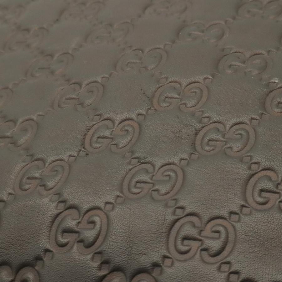 GUCCI グッチ グッチシマ バックパック リュックサック デイパック ラバーコーティングレザー ブラック 黒 シルバー金具 268184 | GUCCI | 03