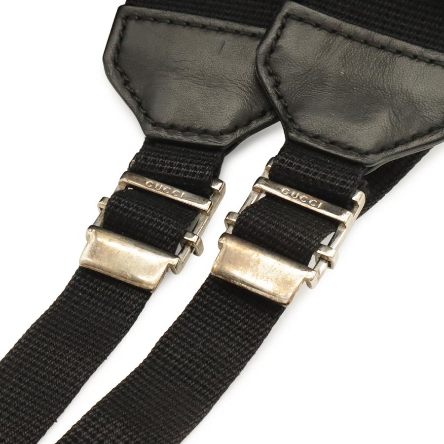 GUCCI グッチ グッチシマ バックパック リュックサック デイパック ラバーコーティングレザー ブラック 黒 シルバー金具 268184 | GUCCI | 05