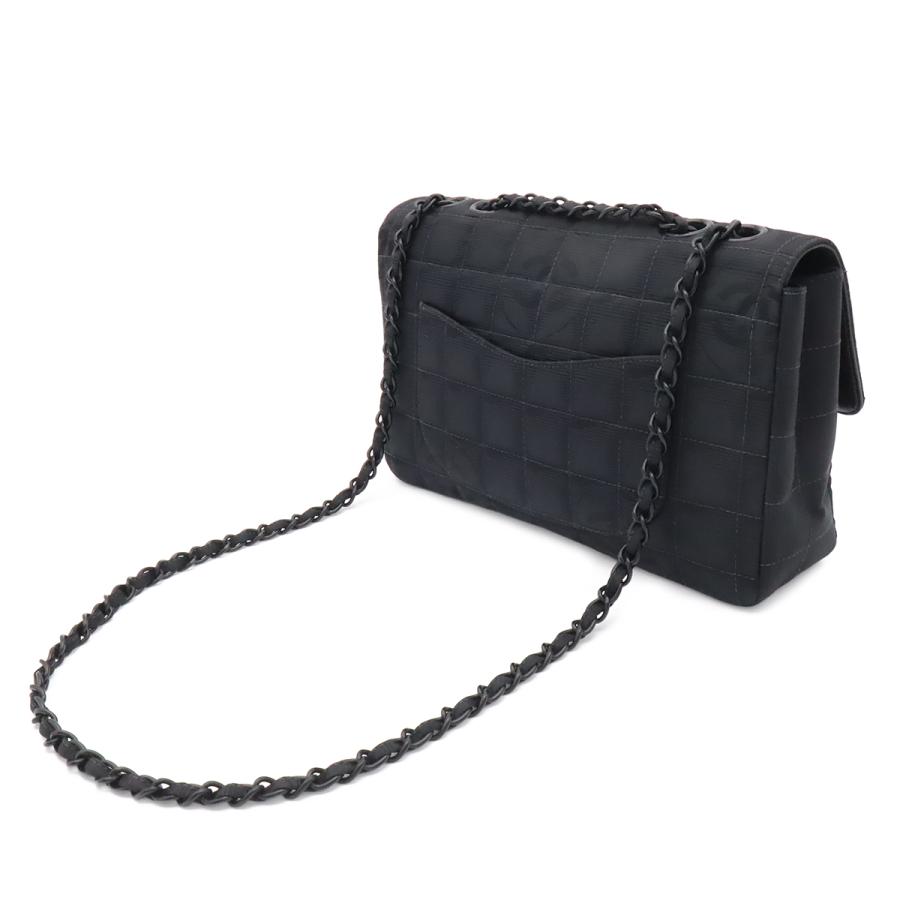 CHANEL シャネル ニュートラベルライン チェーンバッグ ショルダーバッグ 2WAY ナイロンジャガード レザー ブラック 黒 A15285 | CHANEL | 01