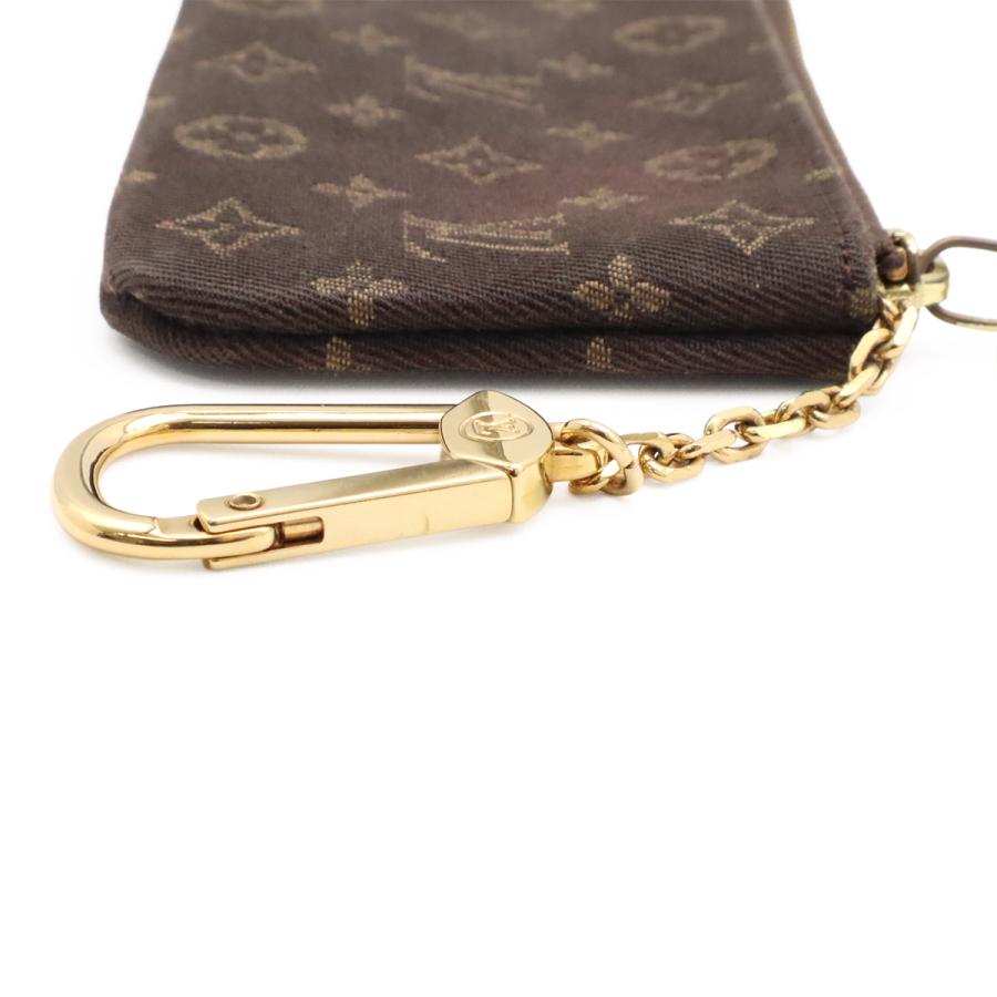 LOUIS VUITTON ルイ ヴィトン モノグラムミニラン ポシェット クレ コインケース 小銭入れ エベヌ ダークブラウン キーフック付き M95230 | LOUIS VUITTON | 04