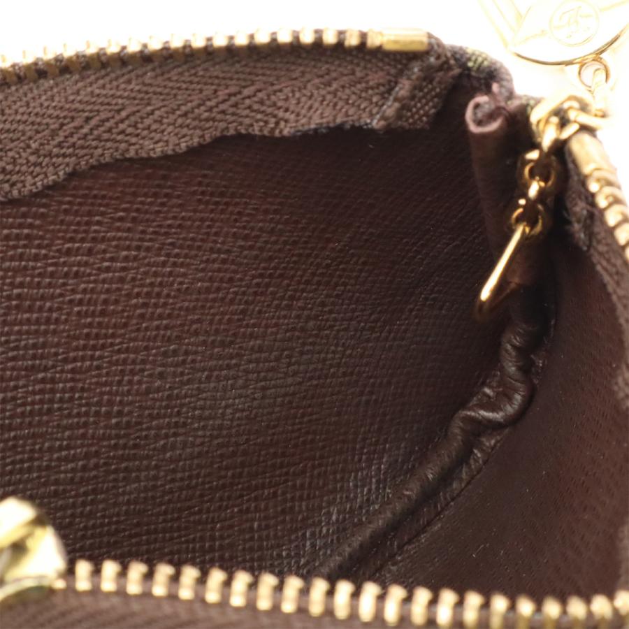 LOUIS VUITTON ルイ ヴィトン モノグラムミニラン ポシェット クレ コインケース 小銭入れ エベヌ ダークブラウン キーフック付き M95230 | LOUIS VUITTON | 05