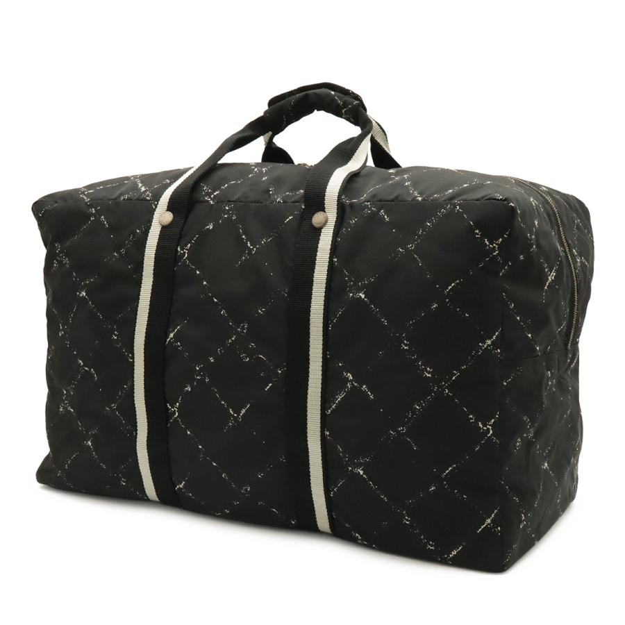 CHANEL シャネル トラベルライン ボストンバッグ トラベルバッグ 旅行カバン ナイロン ブラック 黒 レッド 赤 | CHANEL | 01