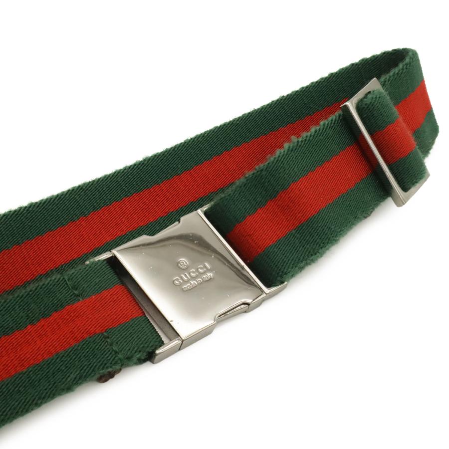 GUCCI グッチ GGキャンバス シェリーライン ボディバッグ ウエストポーチ ヒップバッグ レザー カーキベージュ ダークブラウン 茶 28566 | GUCCI | 03