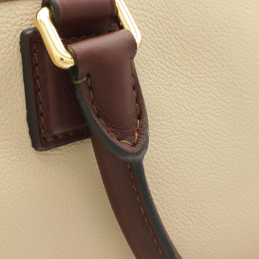 LOEWE ロエベ アマソナ36 アナグラム ハンドバッグ ミニボストンバッグ トリコロール レザー ベージュ モカブラウン ボルドー | LOEWE | 04
