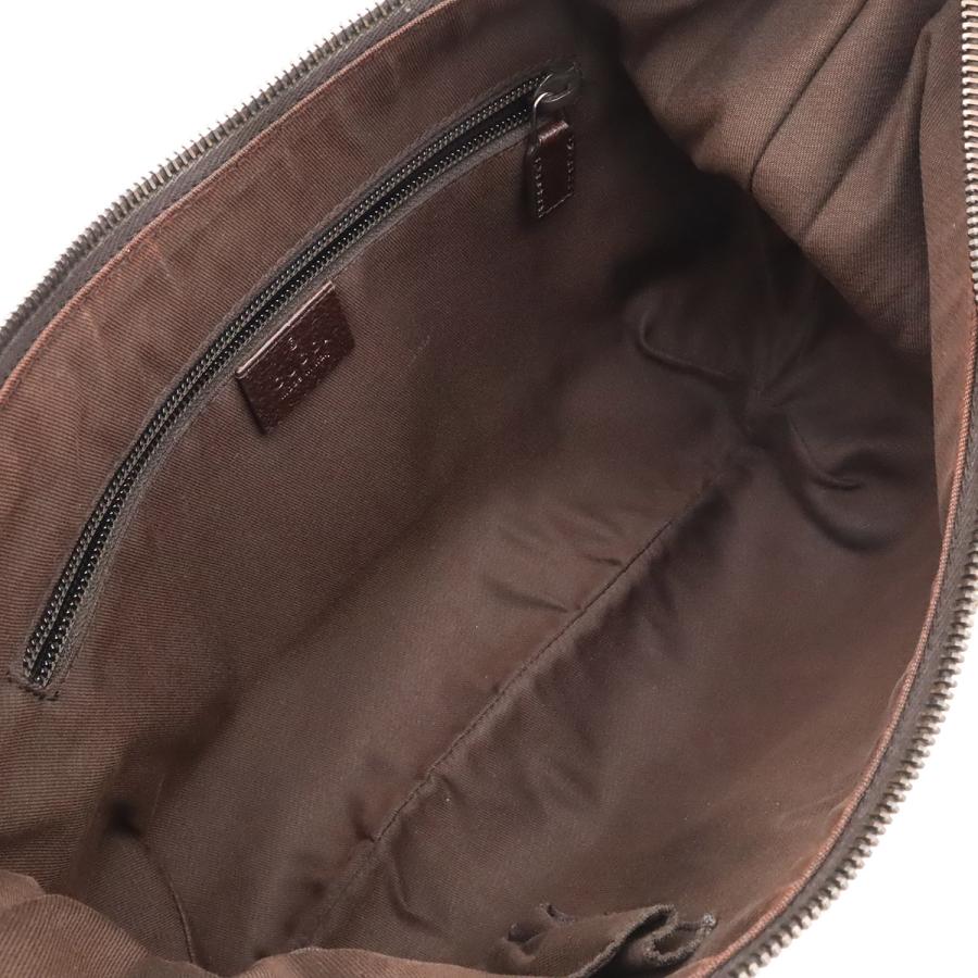 GUCCI グッチ GGキャンバス シェリーライン ショルダーバッグ 斜め掛け レザー カーキベージュ 茶 ダークブラウン グリーン レッド | GUCCI | 04