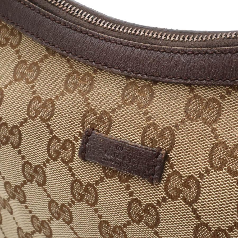 GUCCI グッチ GGキャンバス シェリーライン ショルダーバッグ 斜め掛け レザー カーキベージュ 茶 ダークブラウン グリーン レッド | GUCCI | 08
